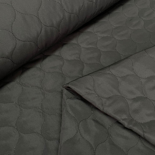 Tecido Acolchoado Preto