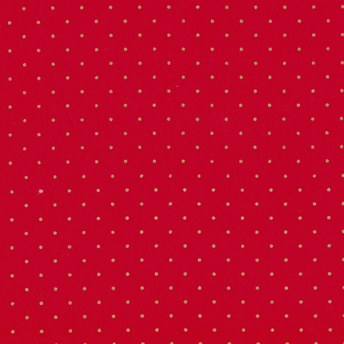 Poplin Vermelho Pintas Douradas