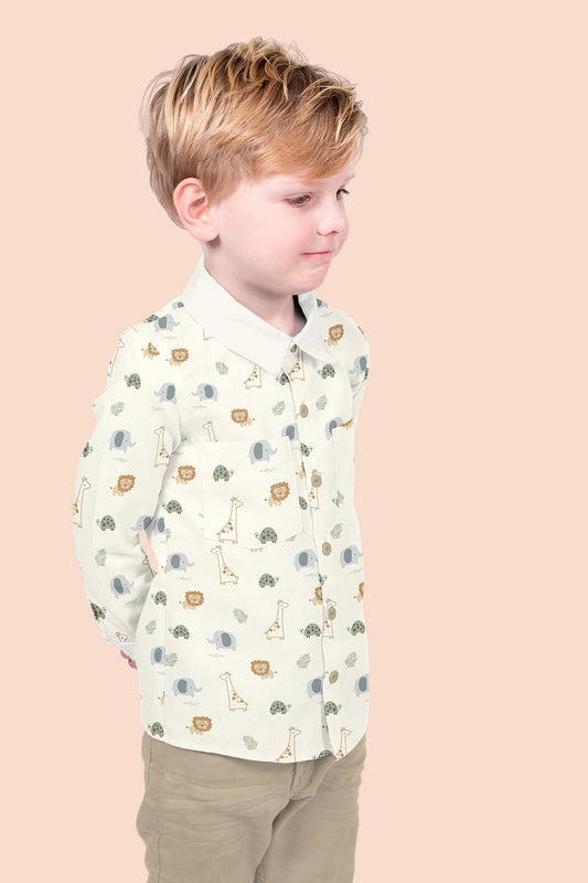 Poplin Girafas e Tartarugas
