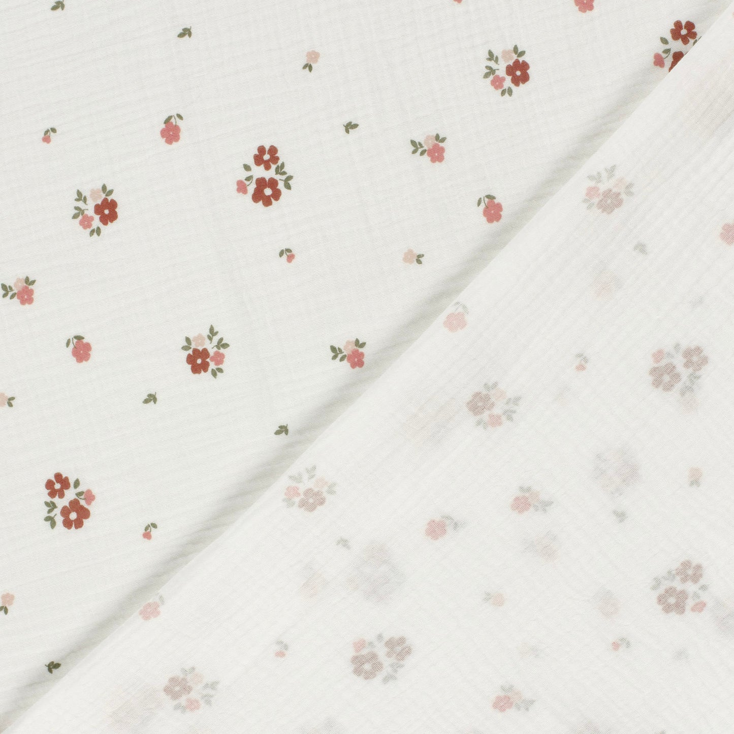 Musselina Flores Malva