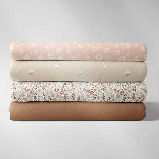 Poplin Floral Terracota