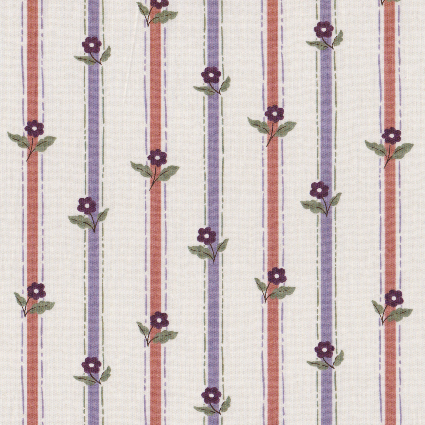 Poplin Riscas com Flores