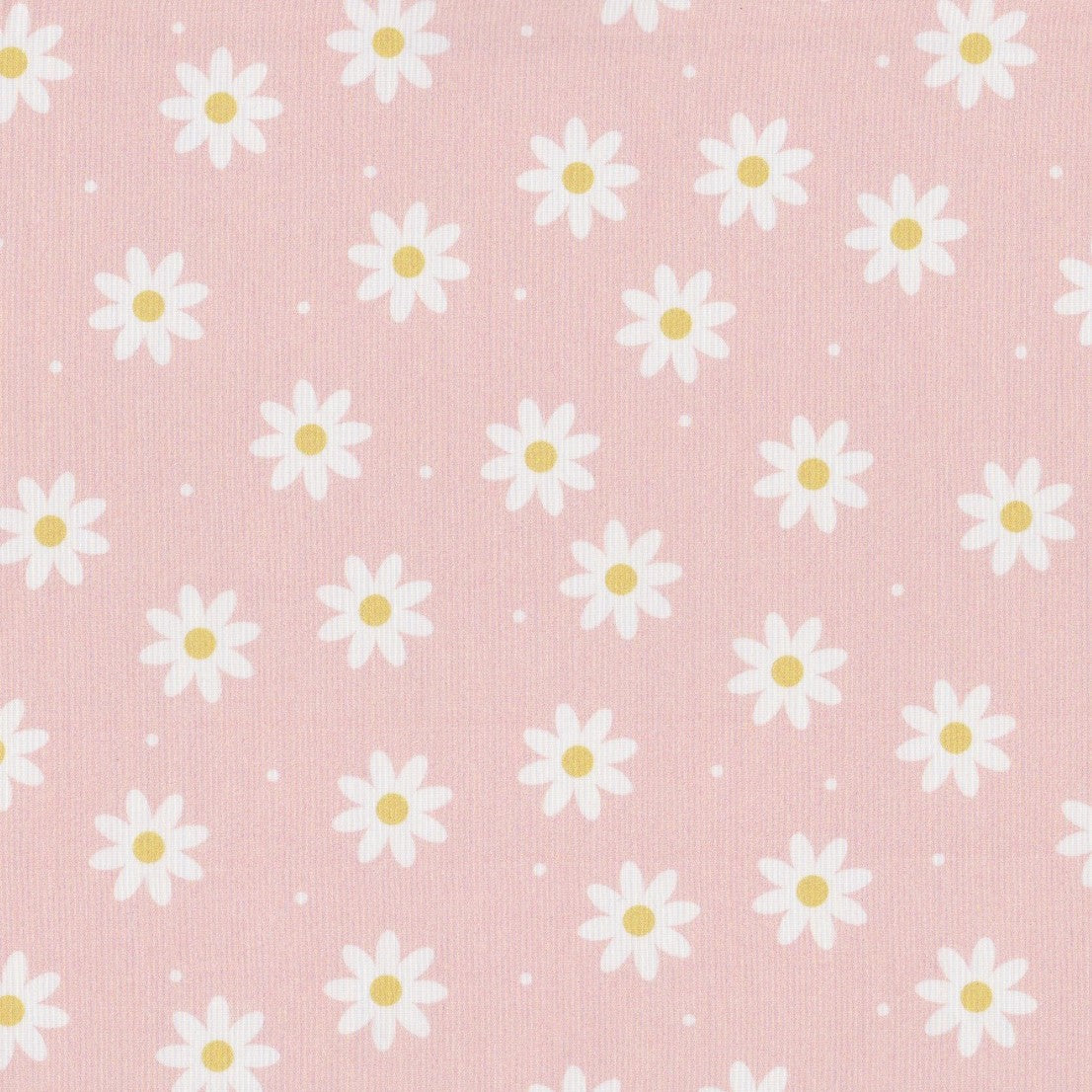 Poplin Margaridas Rosa