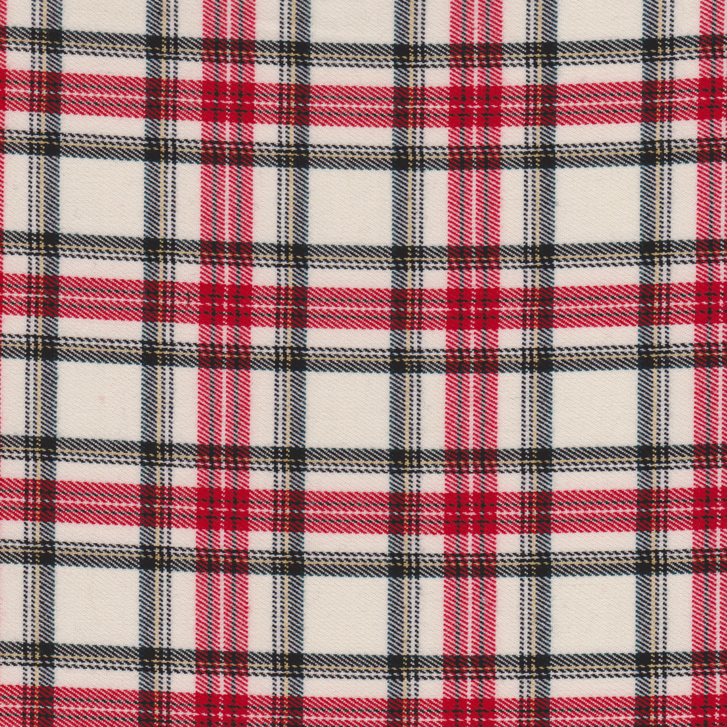 Tartan Pérola e Vermelho