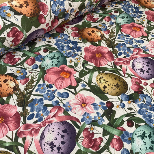 Half Panamá Floral com Ovos