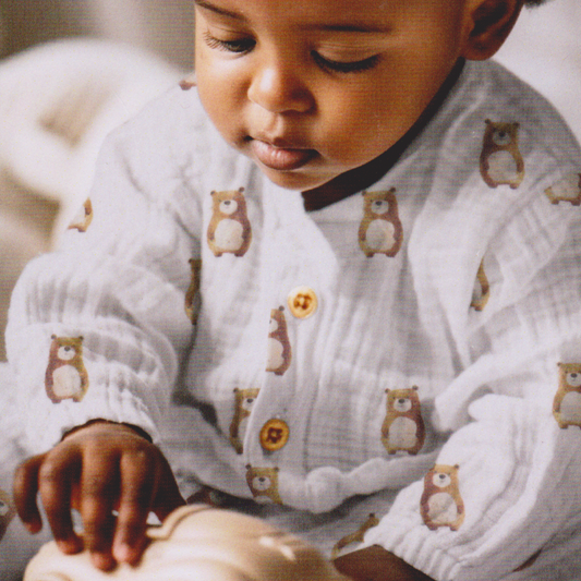 Musselina Ursos Castanhos