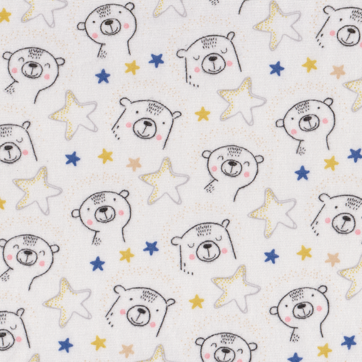 Flanela Ursos e Estrelas