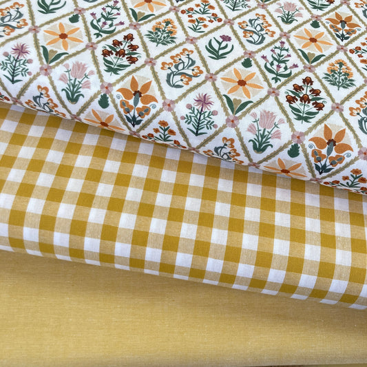 Poplin Moldura Floral