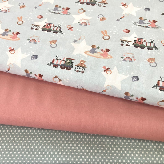 Poplin Comboio Bebés