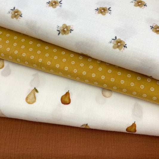 Musselina Flores Amarelas