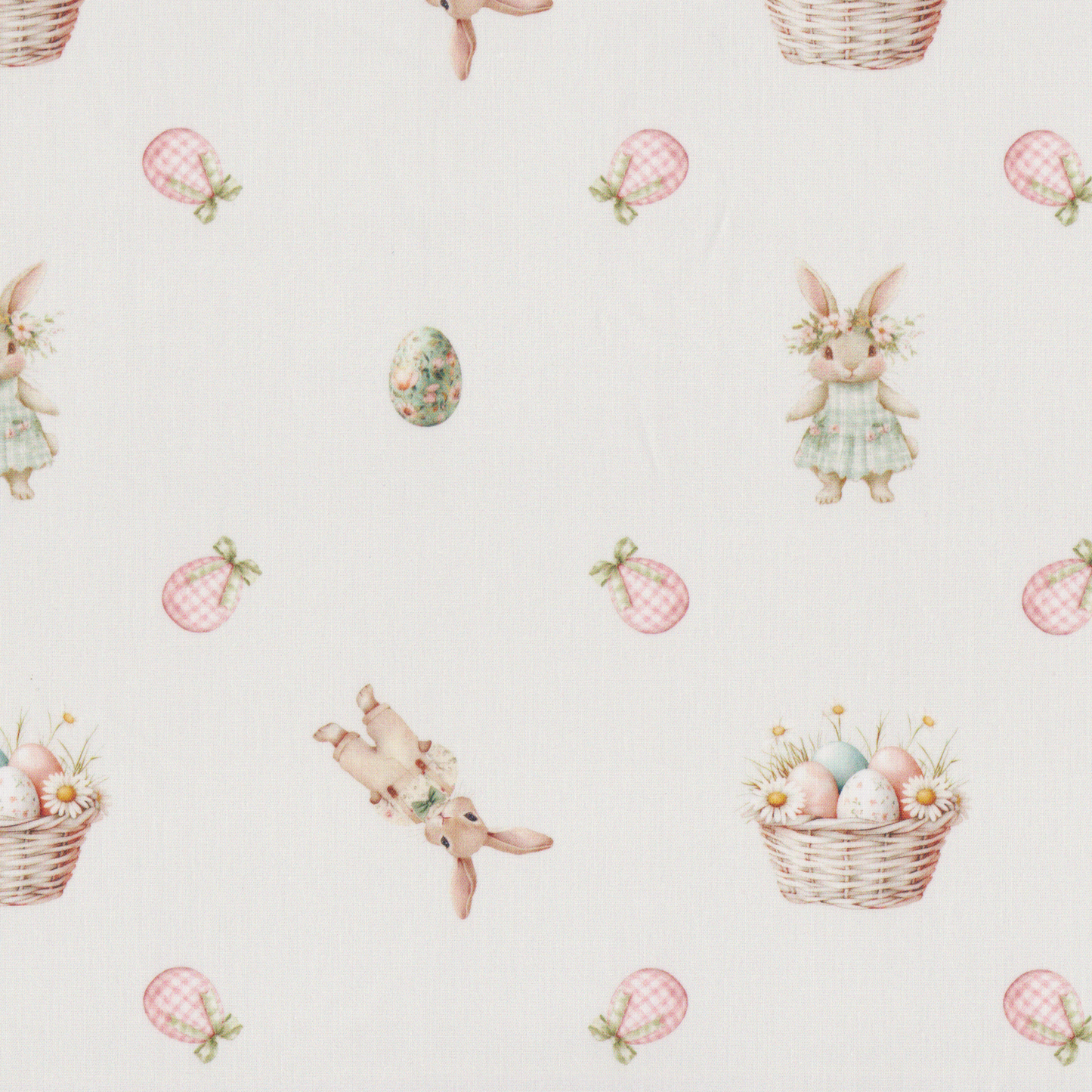 Poplin Coelhos e Cestas