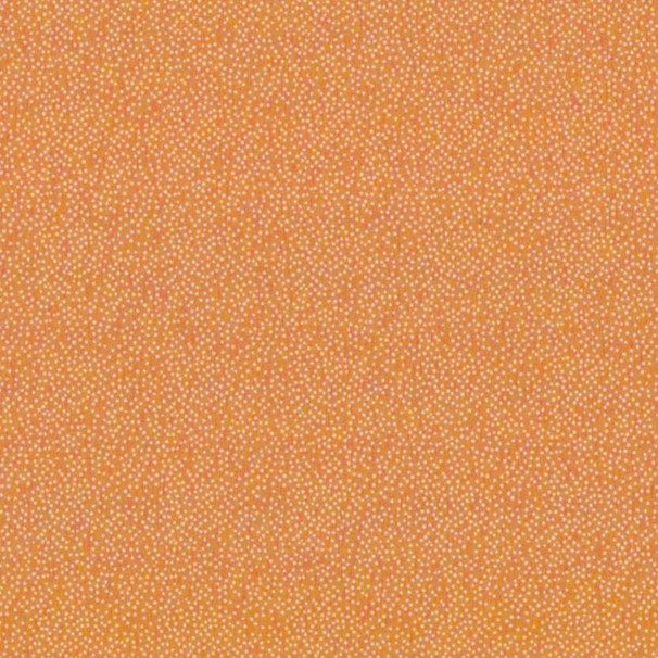 Poplin Pintinhas Assimétricas Laranja