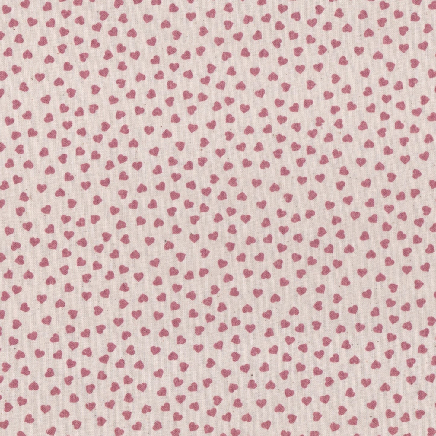 Poplin Cru Corações Rosa