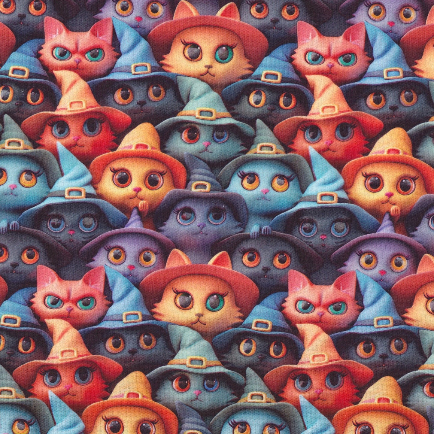 Poplin Gatos Feiticeiros