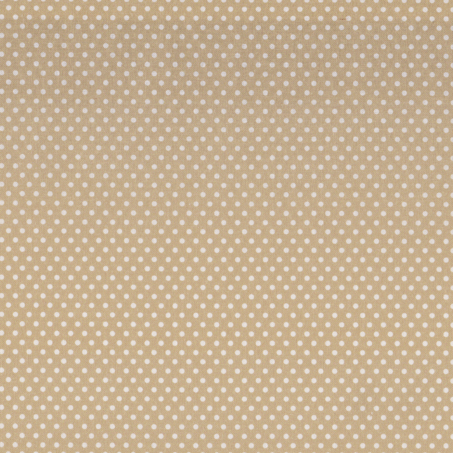 Poplin Pintinhas Branco com Camel