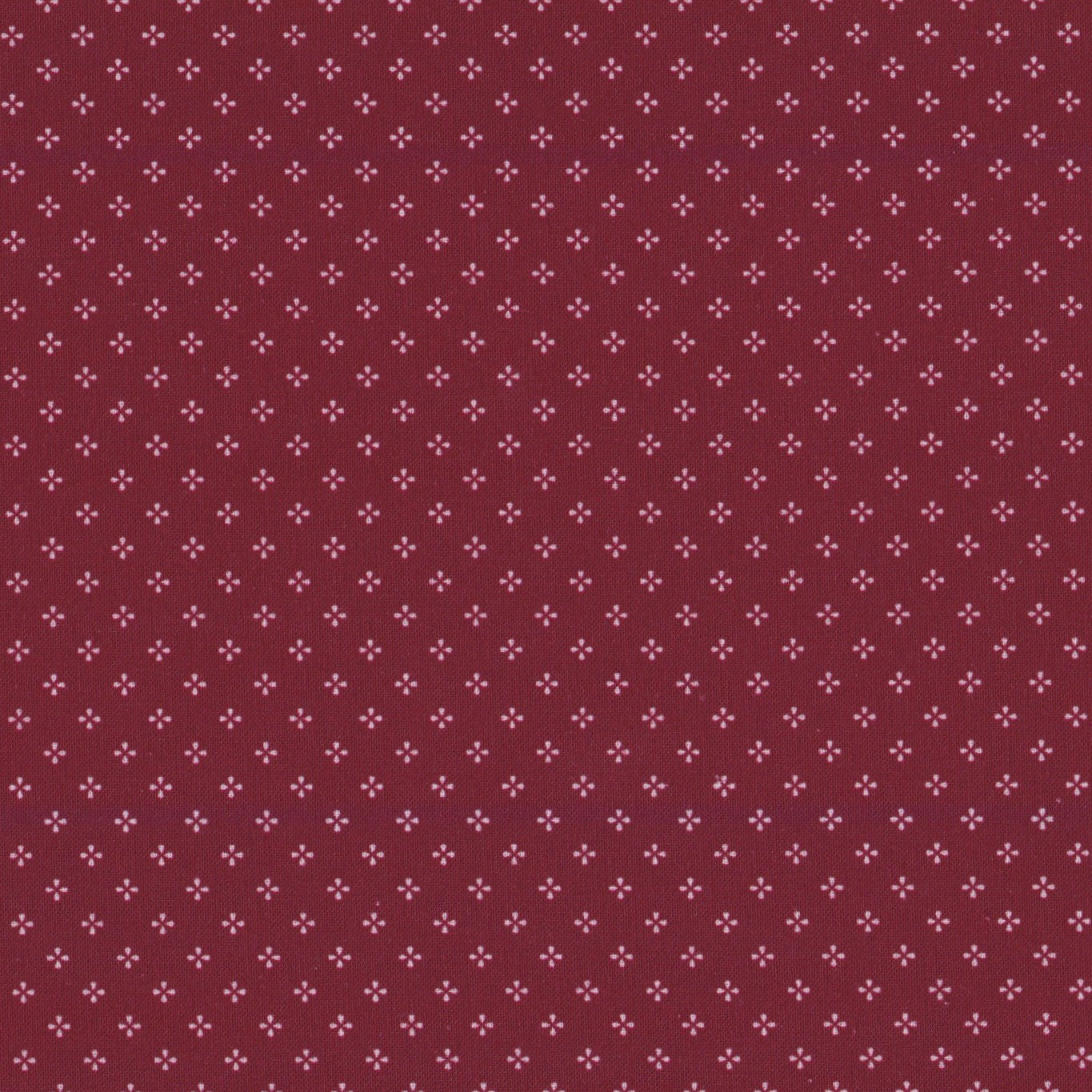 Poplin Bordô com Pequenas Pintas Cru