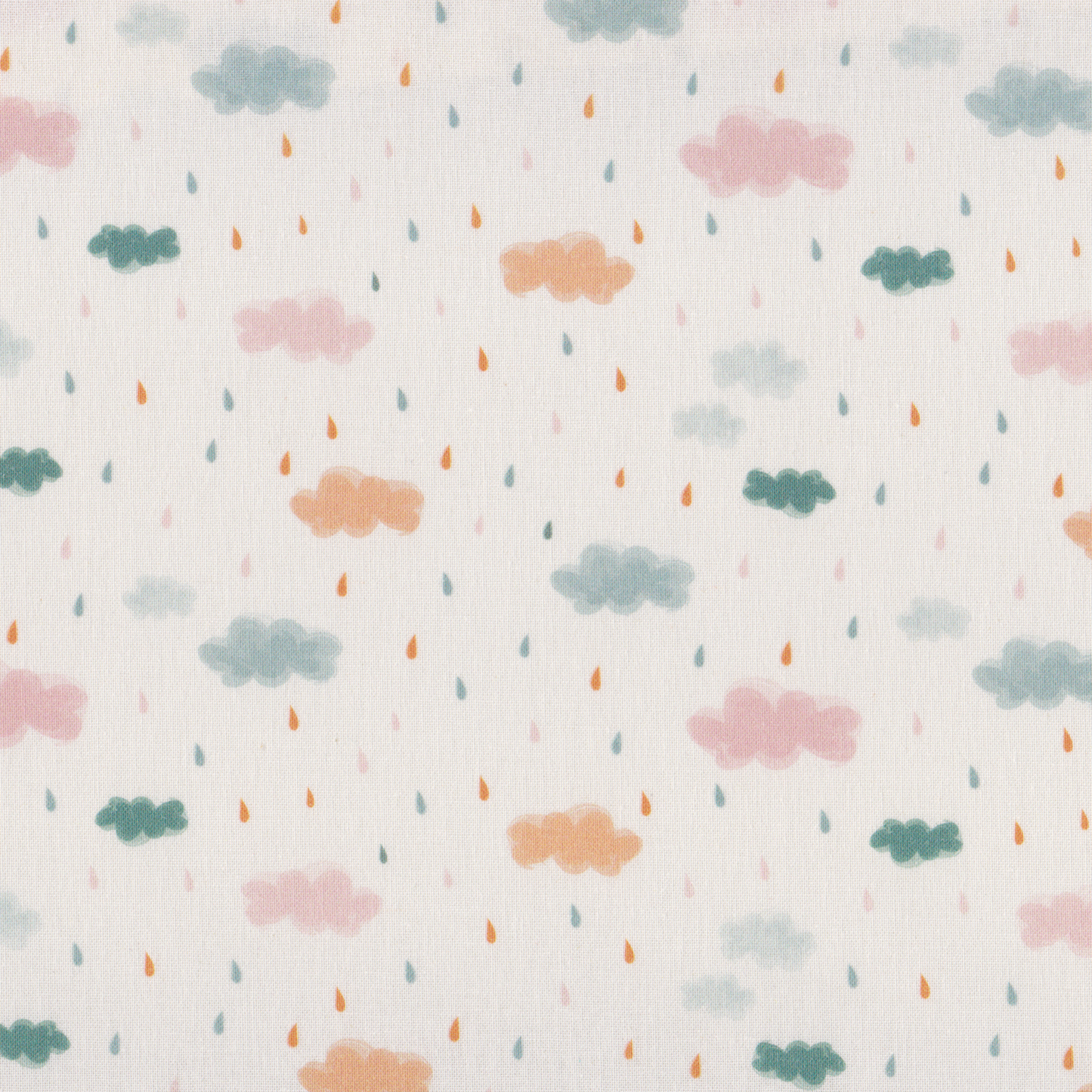 Poplin Nuvens e Gotas