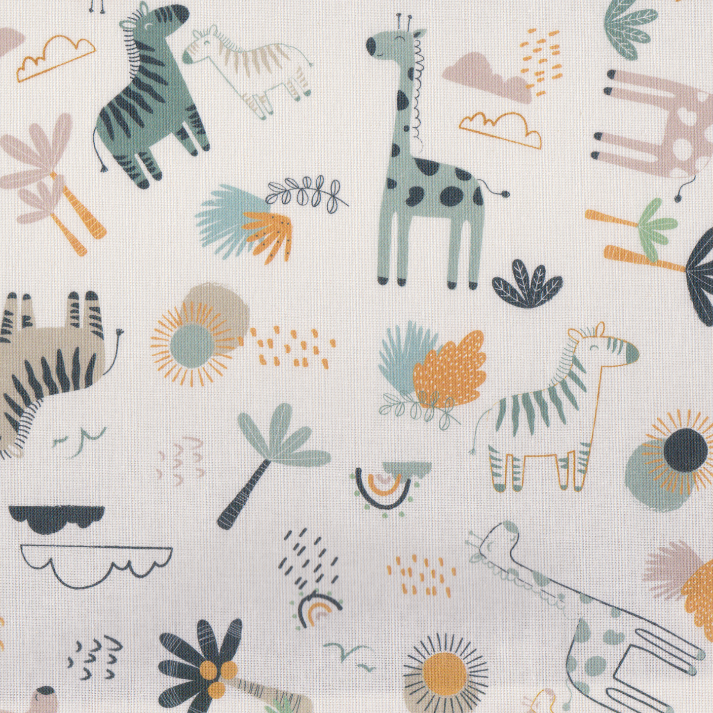 Poplin Zebras e Girafas