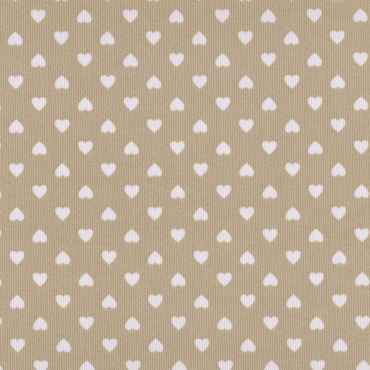 Fustão Bege com Corações