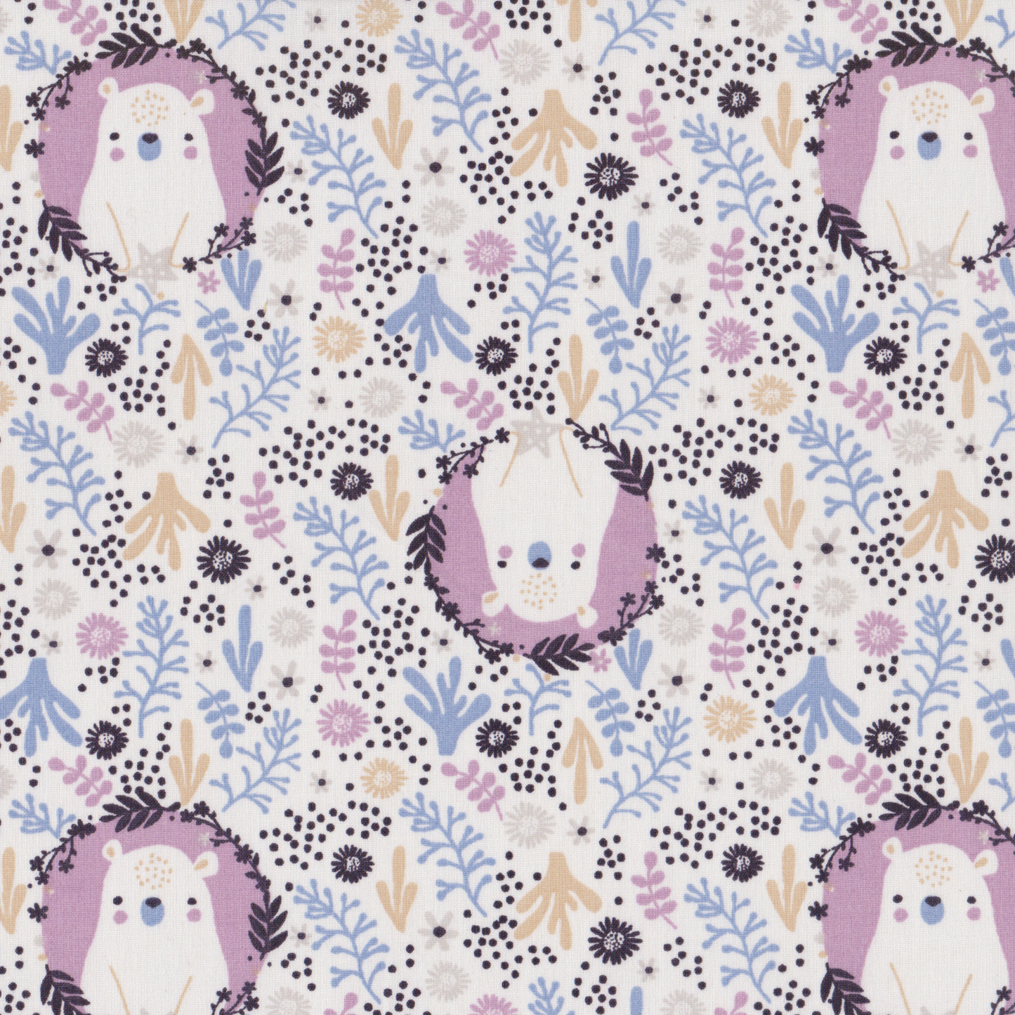 Poplin Ursinhos com Flores