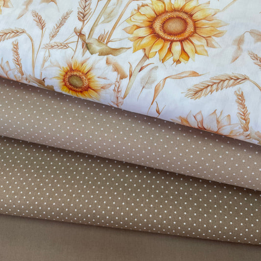 Poplin Girassóis e Espigas