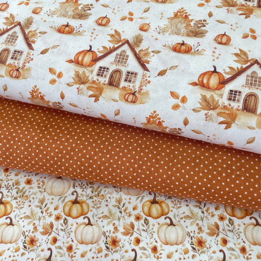 Poplin Abóboras Pequeninas