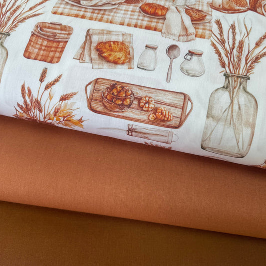 Poplin Pão e Espigas