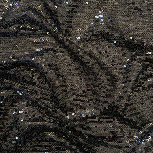 Malha de Lantejoulas Preto