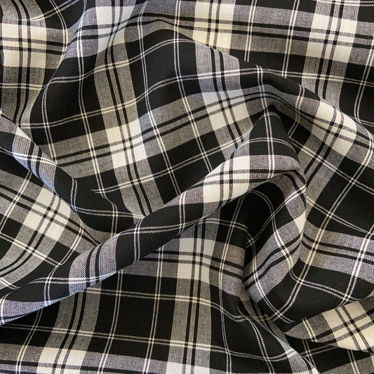 Tartan Preto e Branco