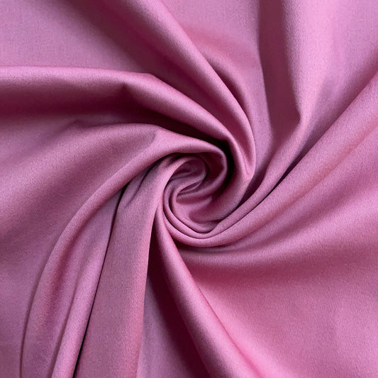 Cotton Satin Spandex Rosa Claro