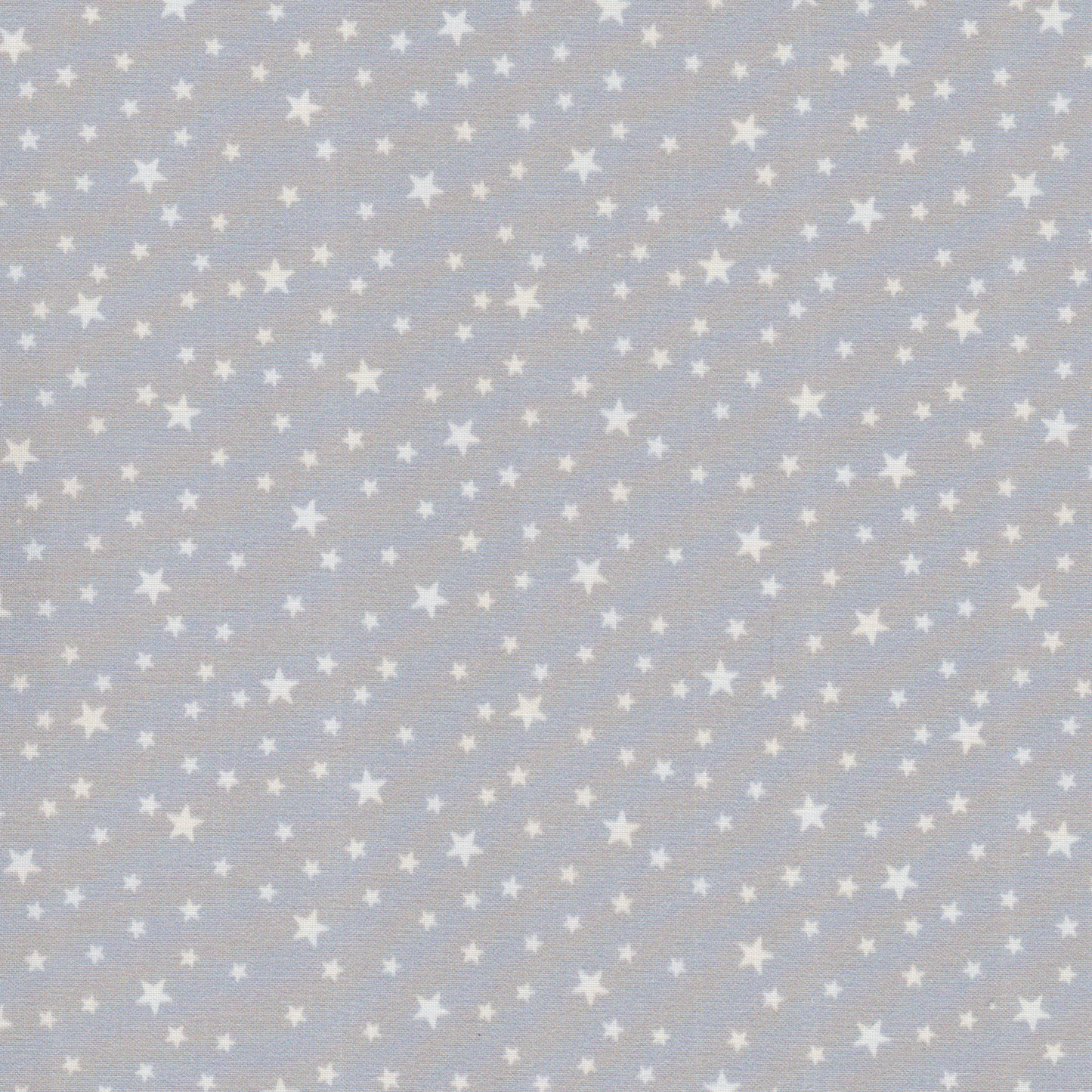 Poplin Estrelas Branco com Cinzento