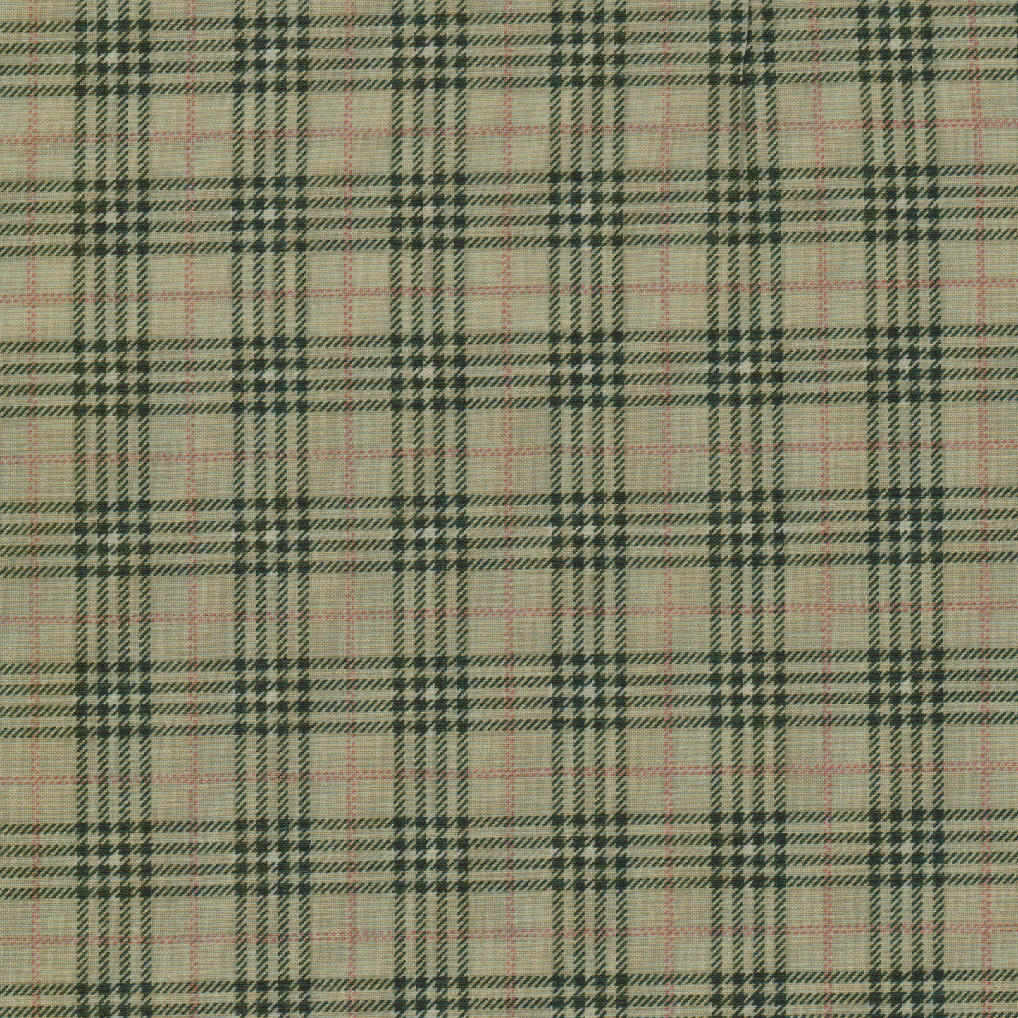 Retalho Poplin Xadrez Verde - 40cm