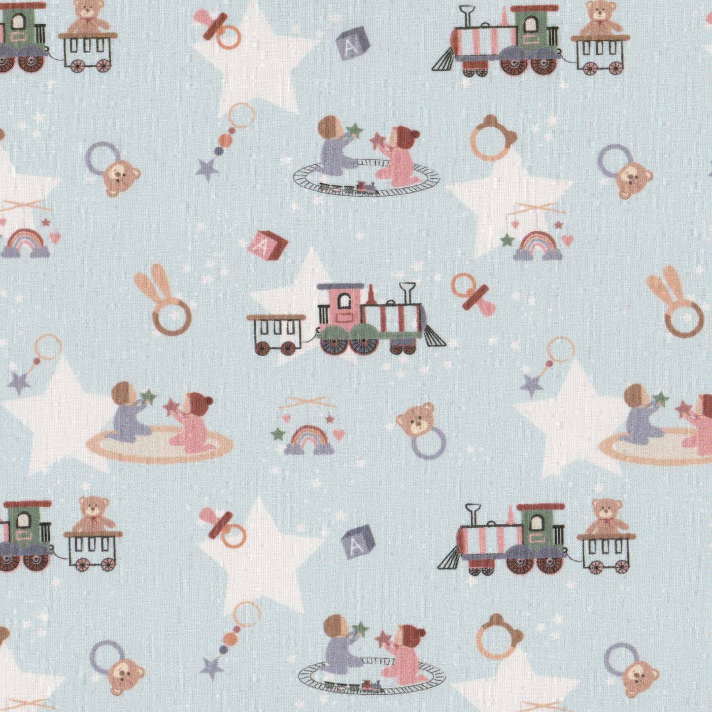 Poplin Comboio Bebés