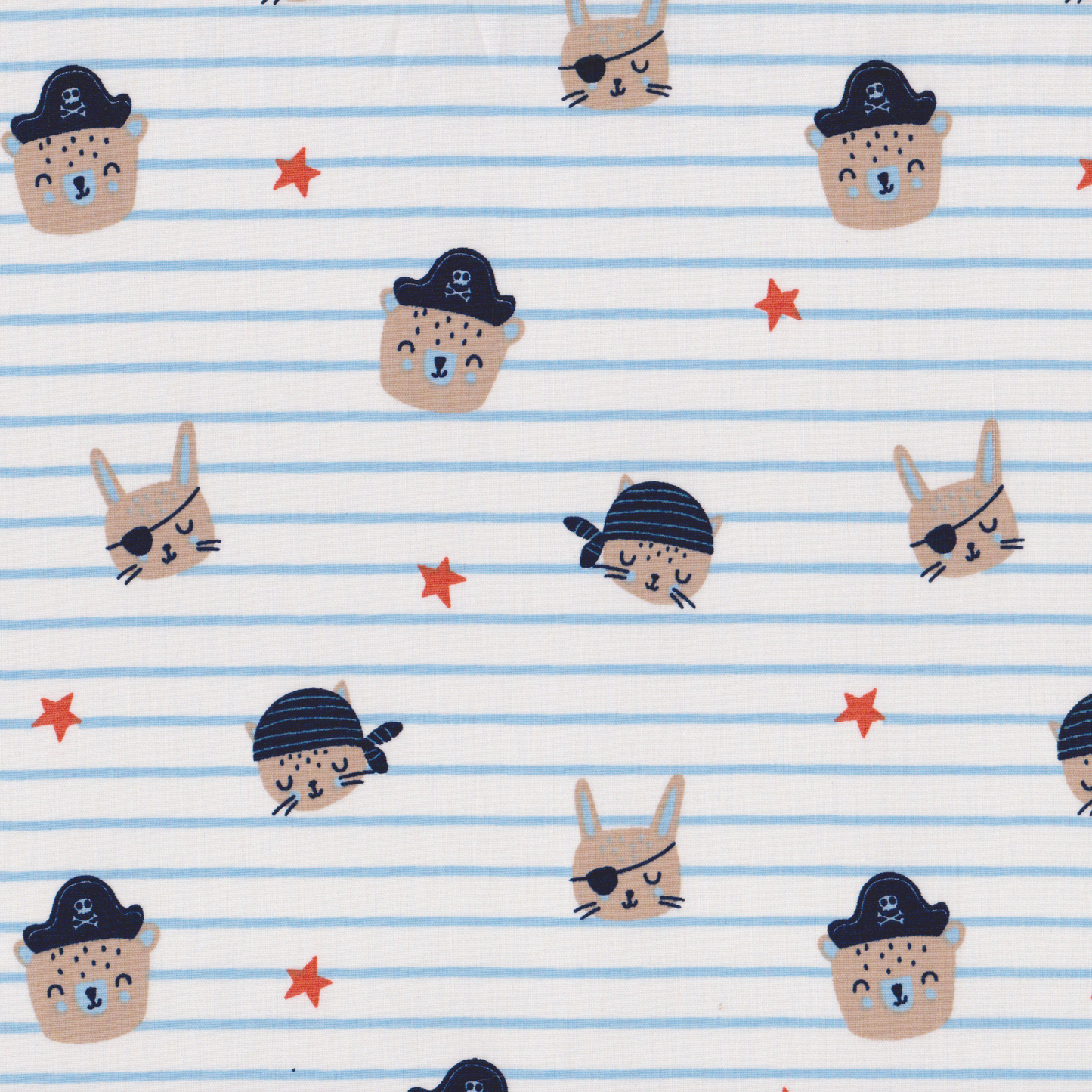 Retalho Poplin Piratas - 50cm