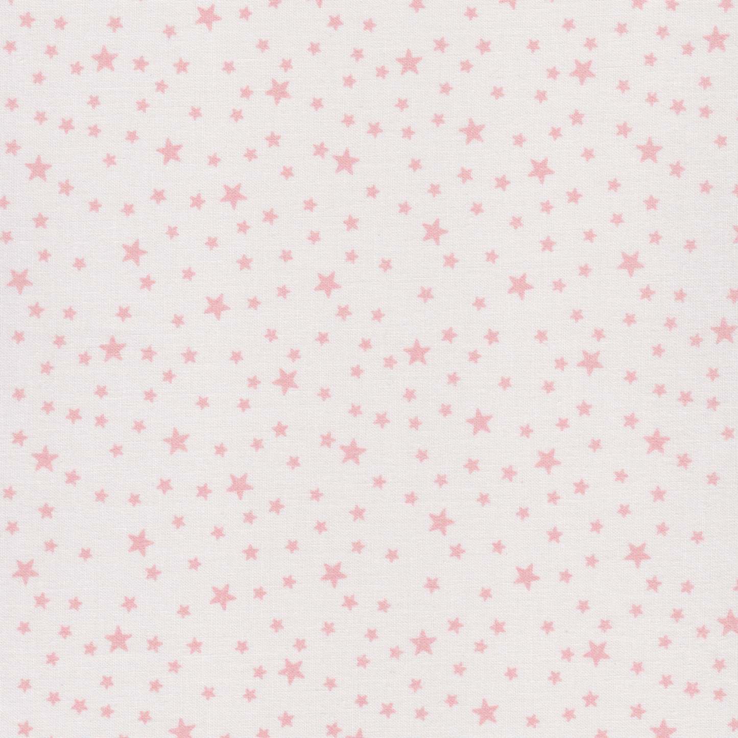 Poplin Estrelas Rosa com Branco