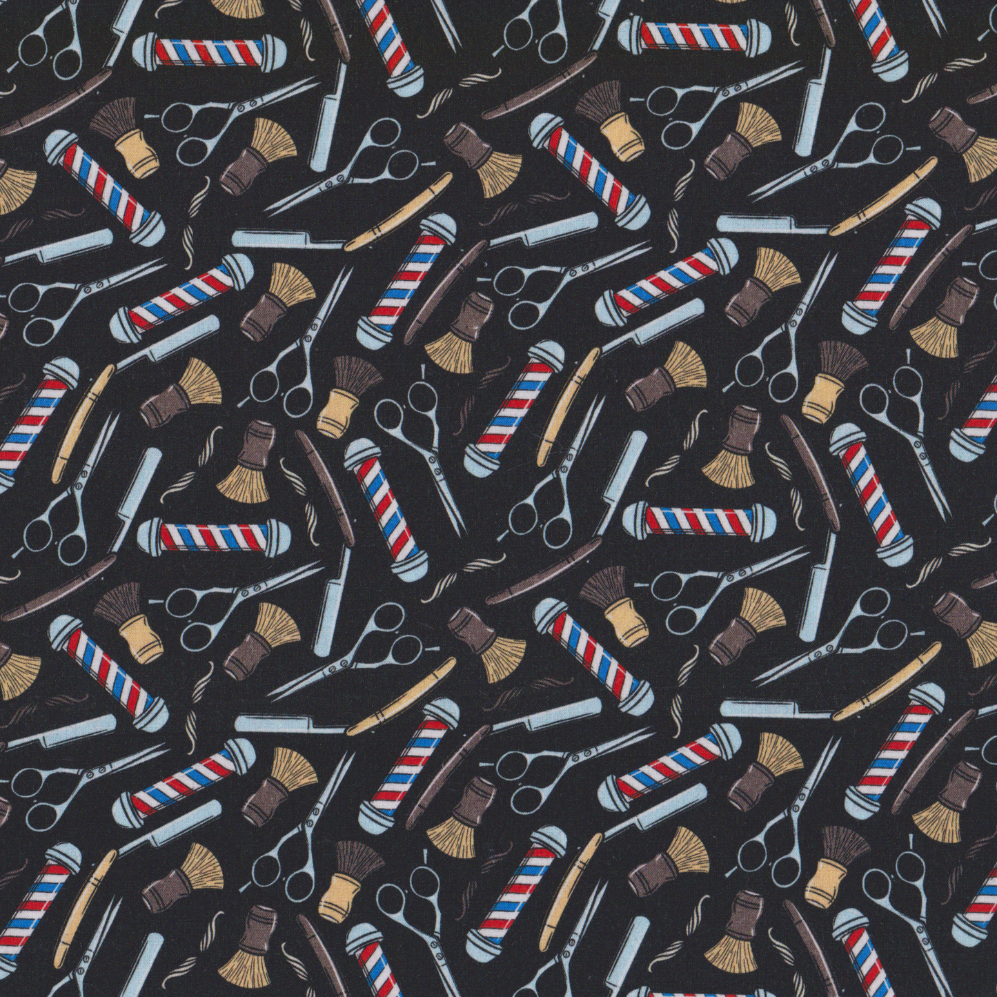 Poplin Barbeiro Preto