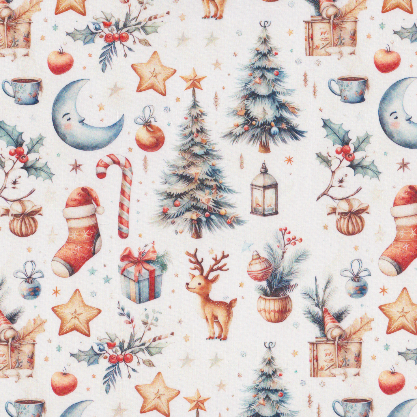 Poplin Natal com Luas