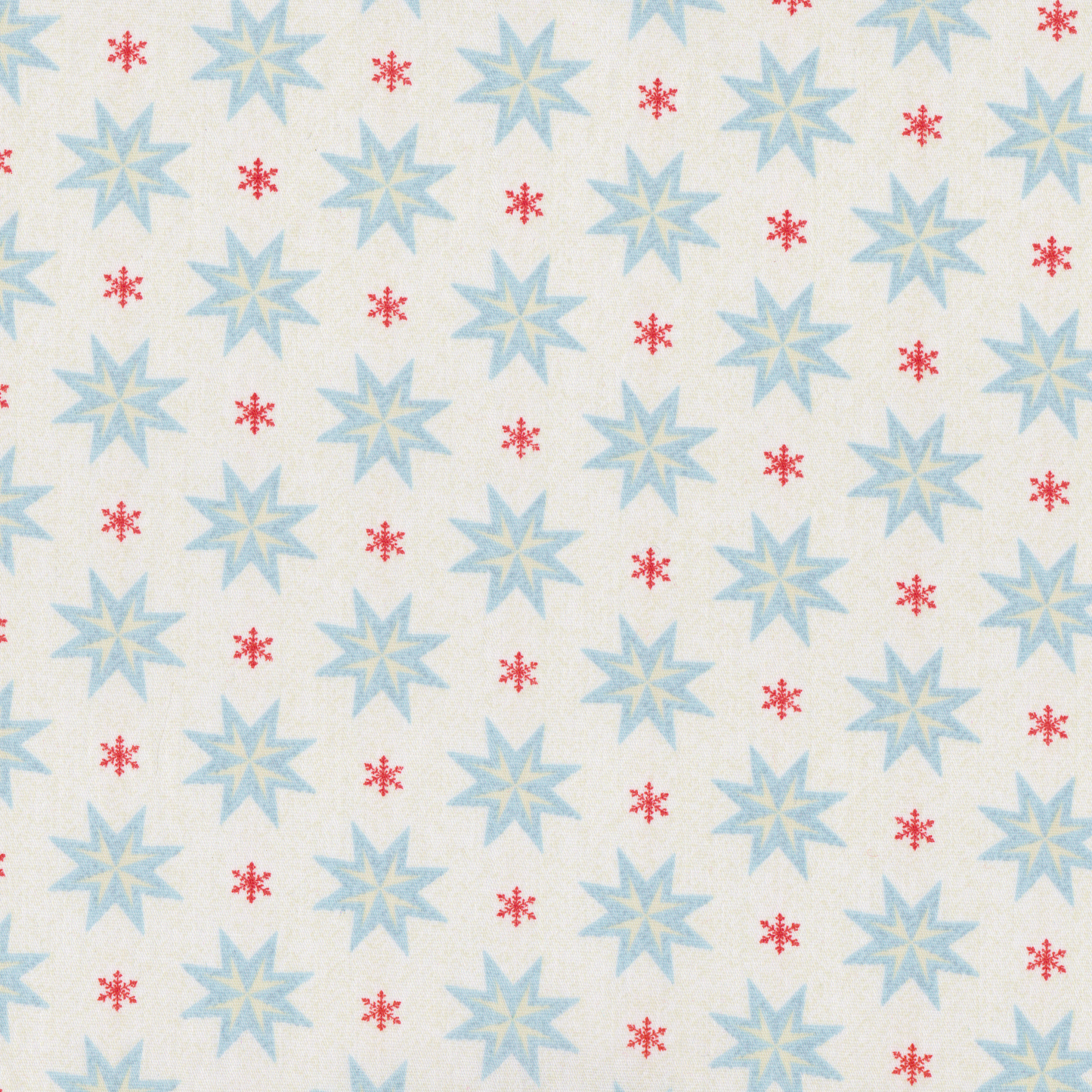 Poplin Estrelas e Flocos de Neve