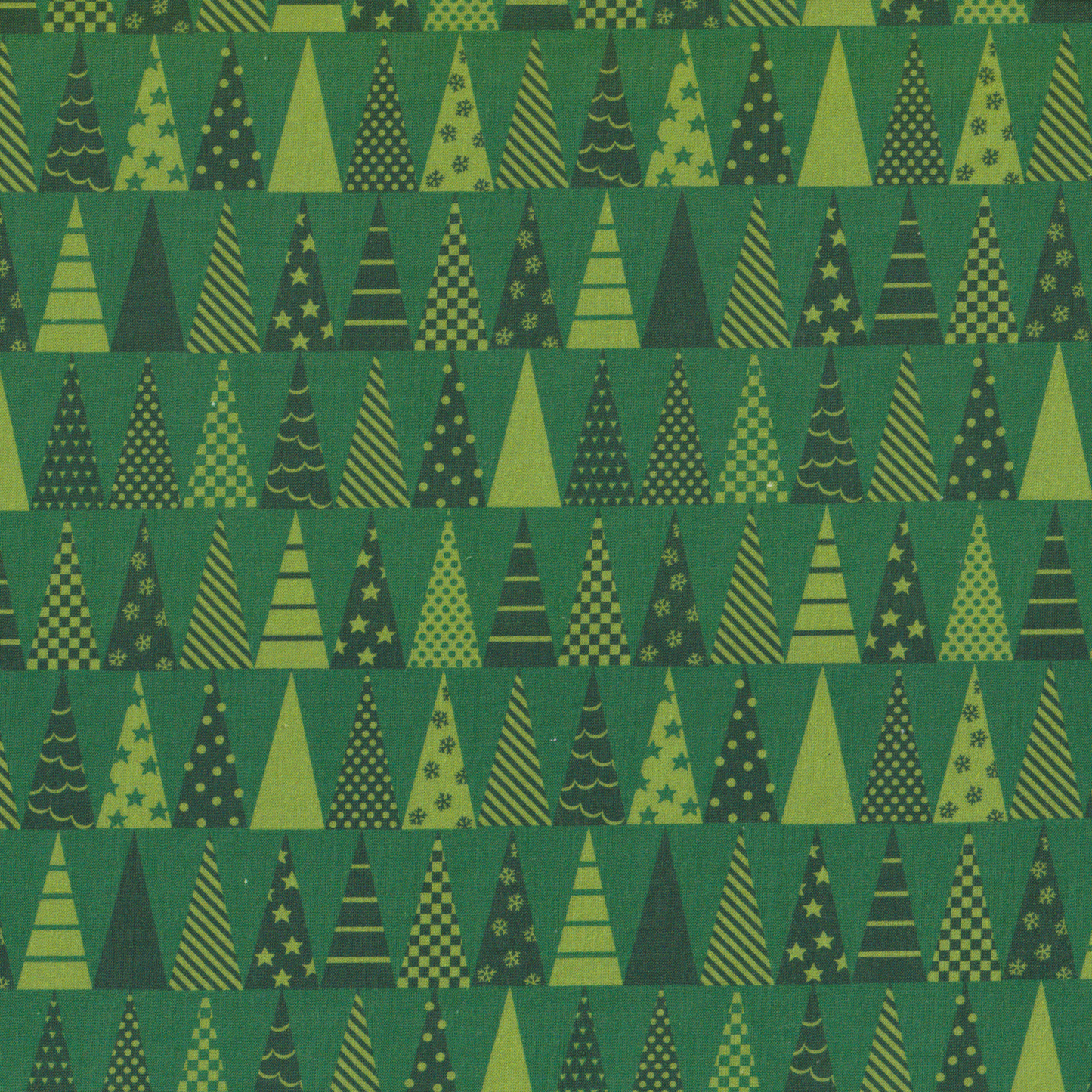 Retalho Poplin Árvores Verde - 45cm