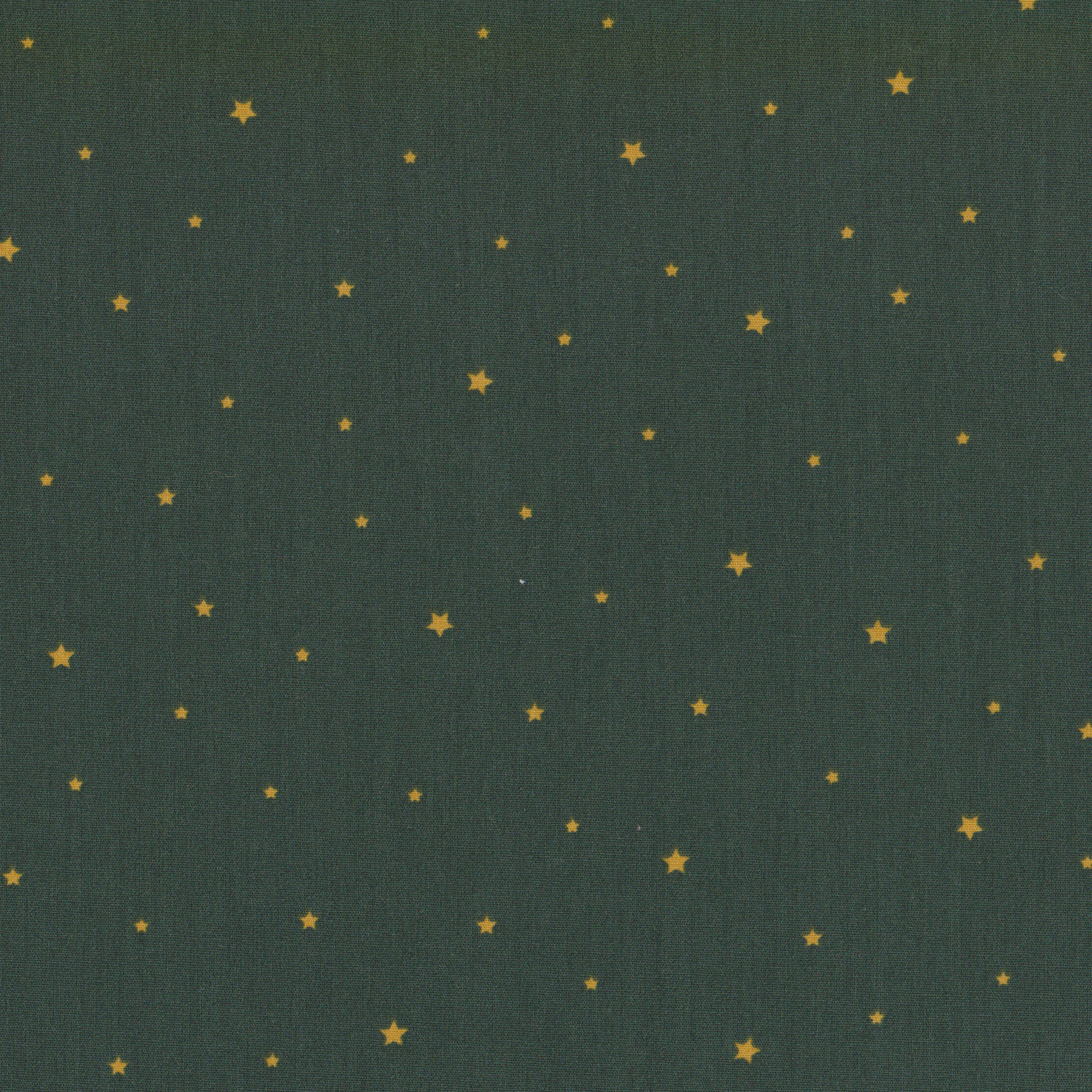 Poplin Verde Estrelas Assimétricas Douradas