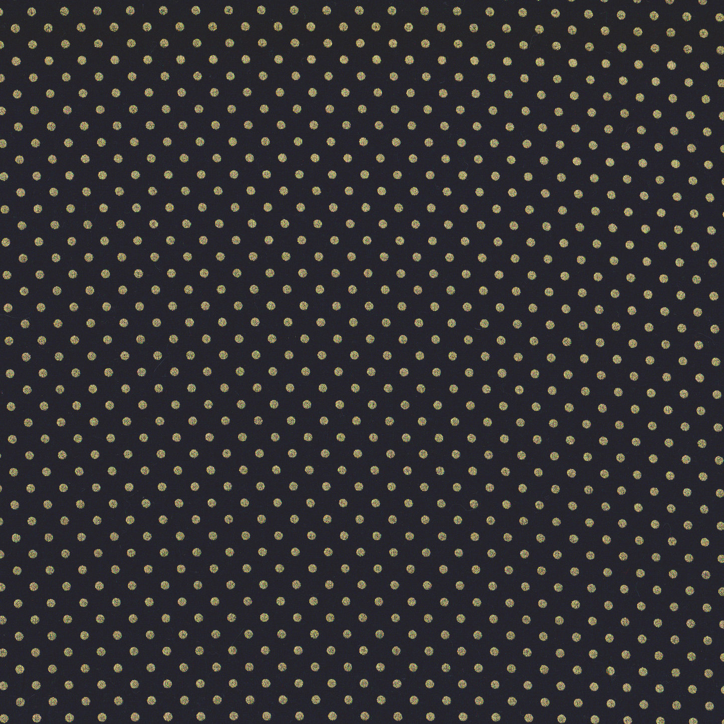 Poplin Azul Marinho Pintas Douradas