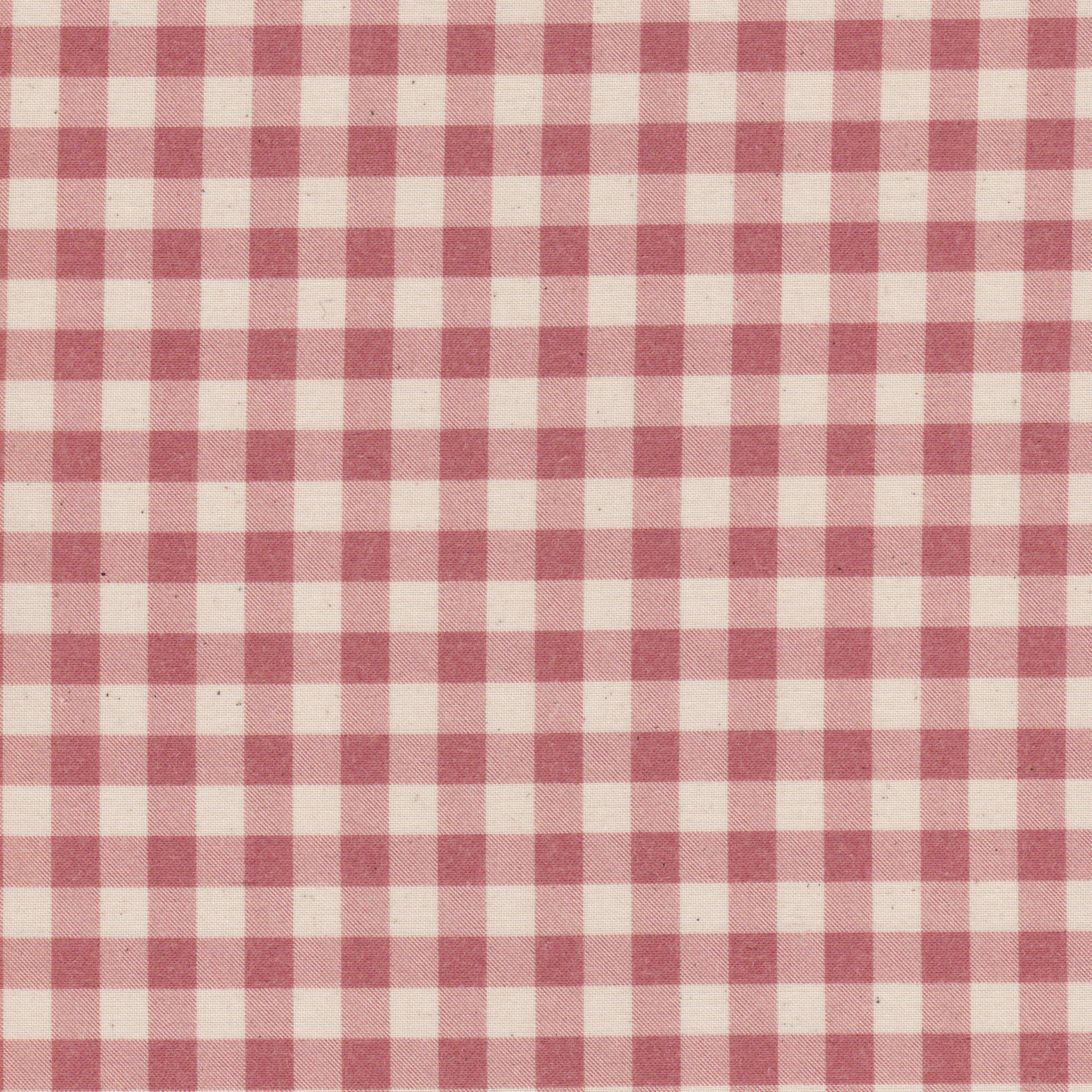 Poplin Xadrez Rosa e Cru