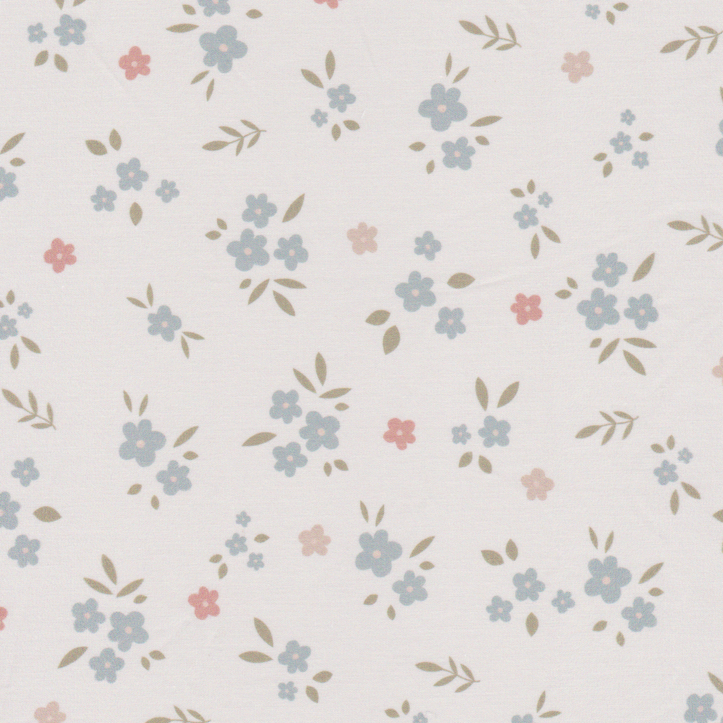 Poplin Flores Azul