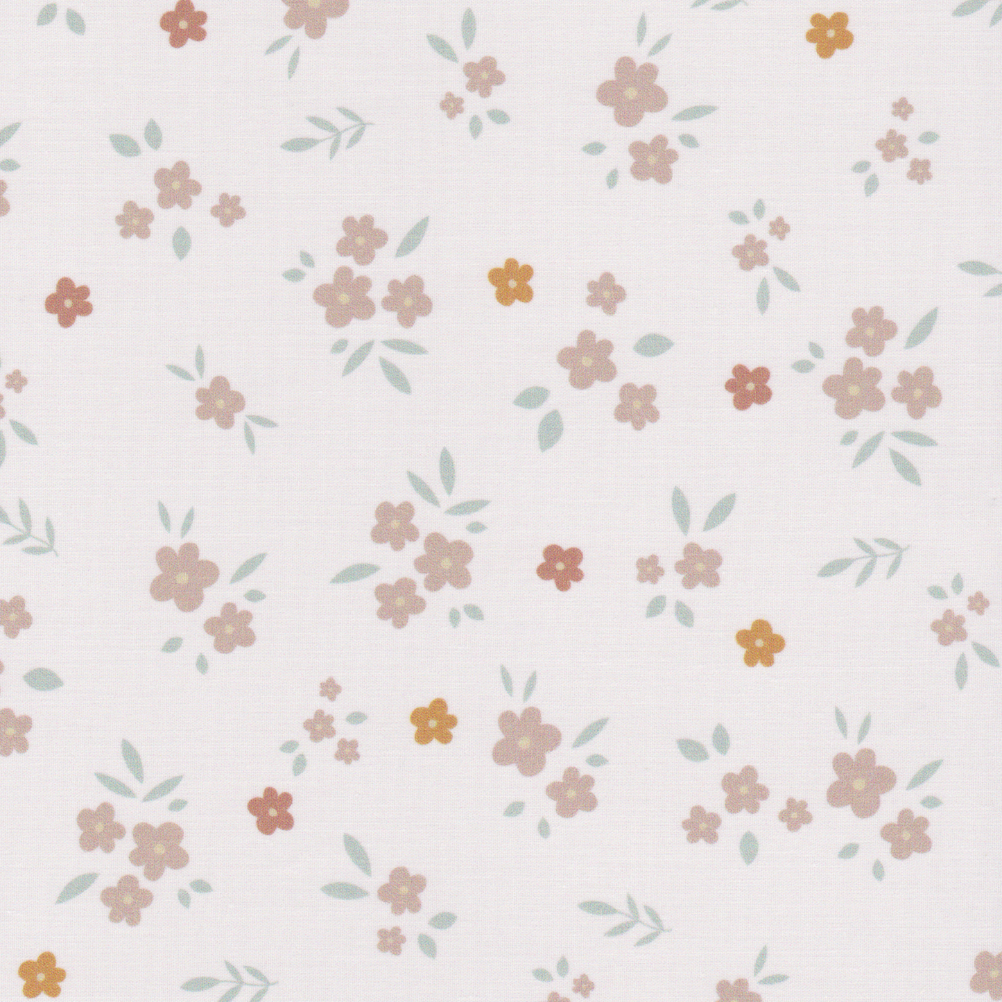 Poplin Flores Salmão