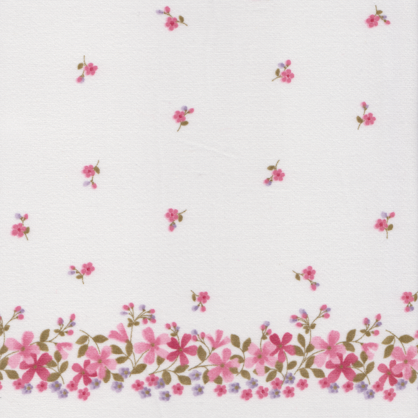Veludo floral com barra