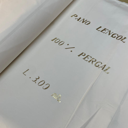 Tecido Lençol Percal Branco