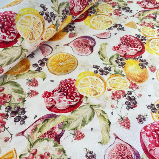 Tecido Anti-Nódoas Romãs