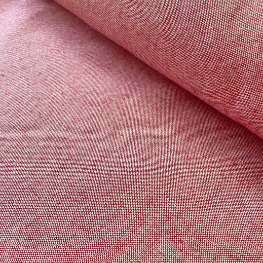 Linho Alentejano Vermelho Brilho Dourado