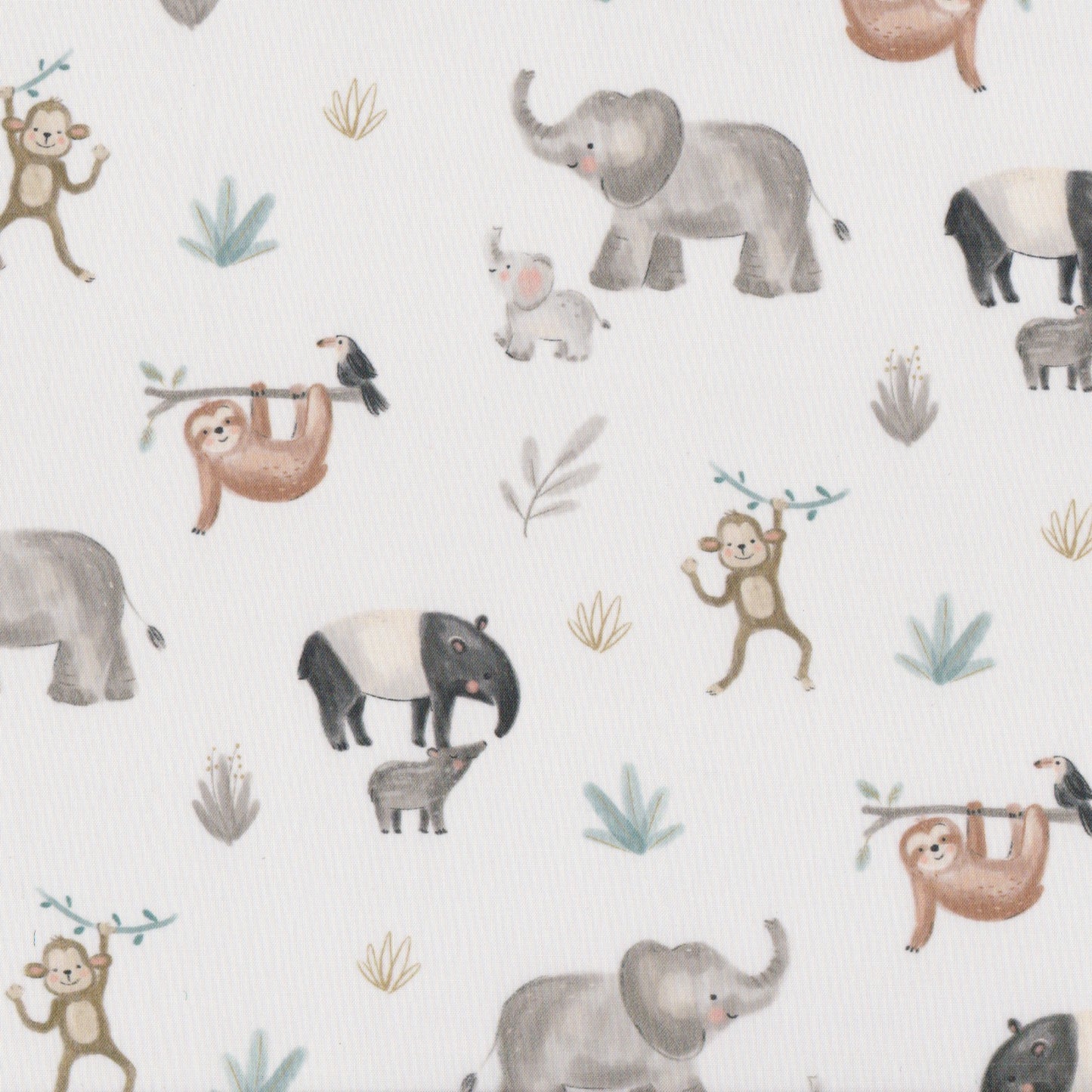 Poplin Safari Animals