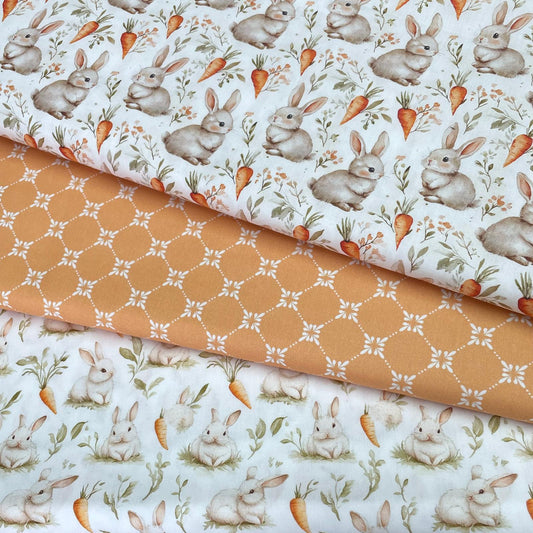 Poplin Geométrico Laranja